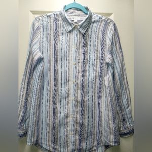 Women's Linen Long Sleeve Top